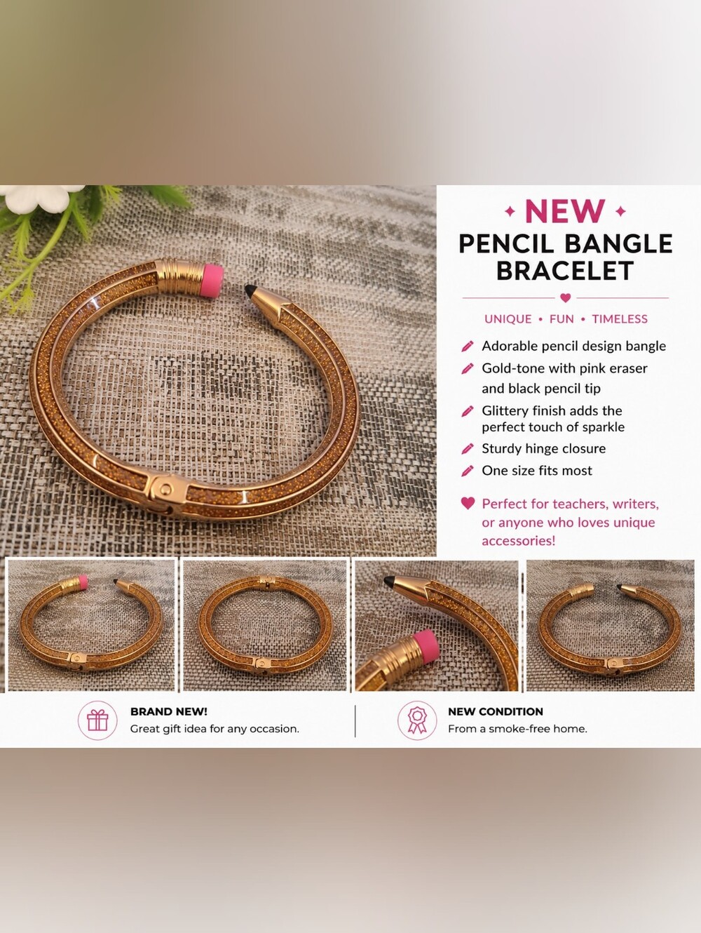 Hinged Pencil Bracelet